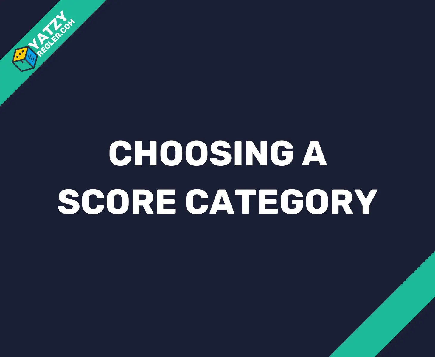 Choosing a Score Category